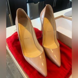 Christian Louboutin So Kate, Nude - Size 38.5